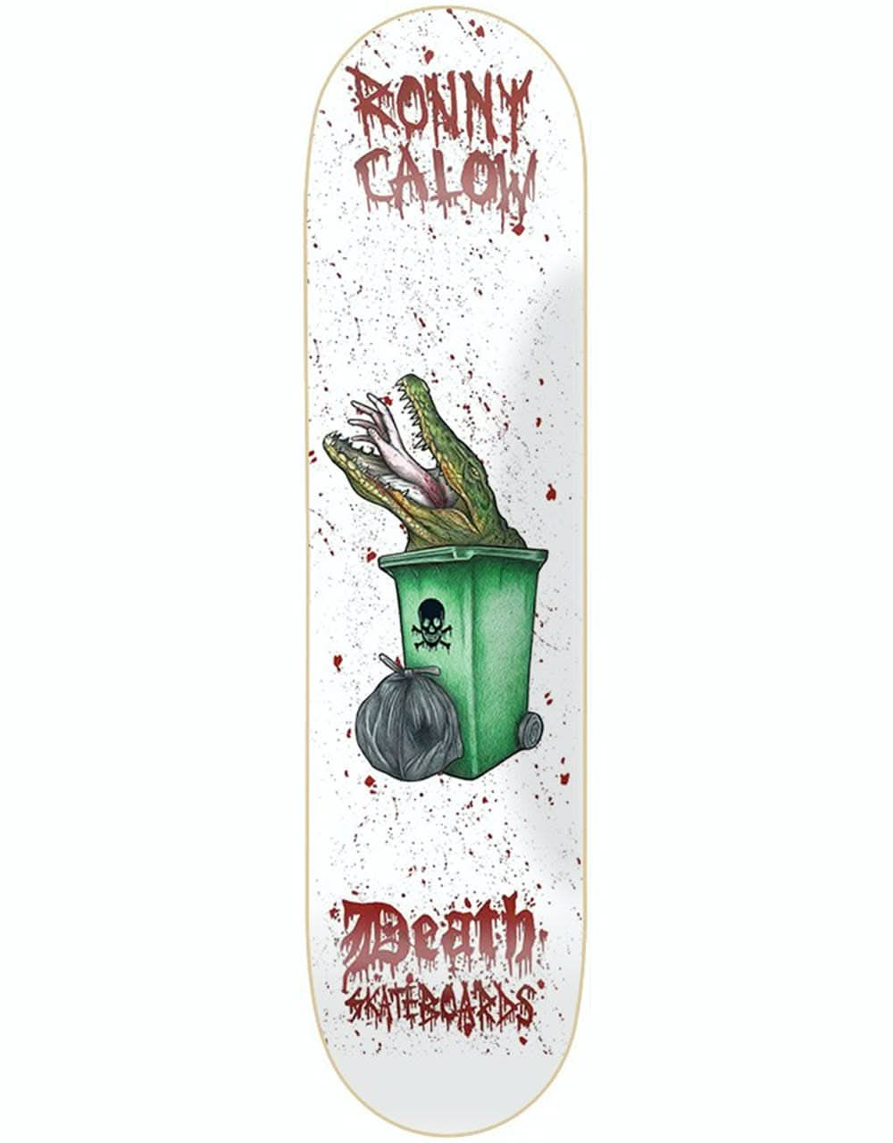 Death Calow Crocodile Skateboard Deck - 8"