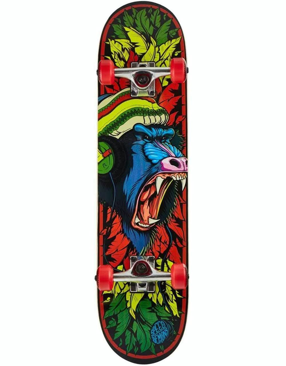 Speed Demons Baboon Complete Skateboard - 7.75"