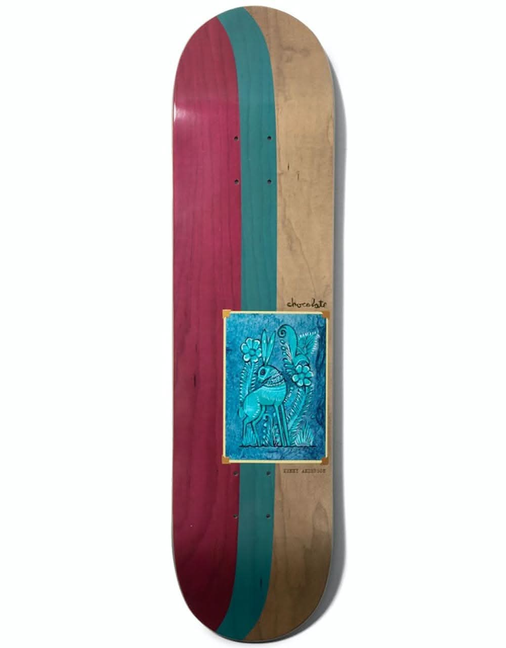 Chocolate Anderson Folkloric Skateboard Deck - 8"