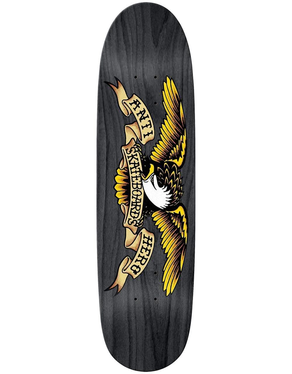 Anti Hero Black Widow Shaped Eagle Skateboard Deck - 8.5"