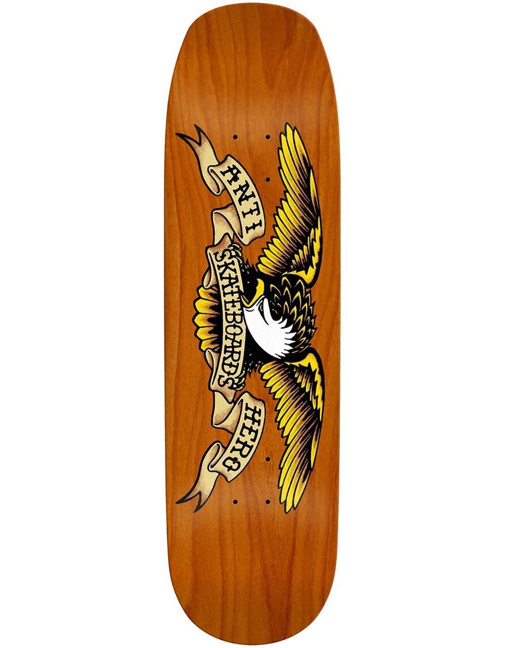 Anti Hero Orange Crusher Shaped Eagle Skateboard Deck - 9.1"