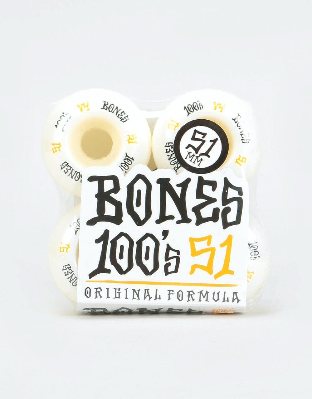 Bones OG 100s #12 Wide V4 Skateboard Wheel - 51mm