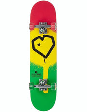 Blueprint Spray Heart Complete Skateboard - 8"