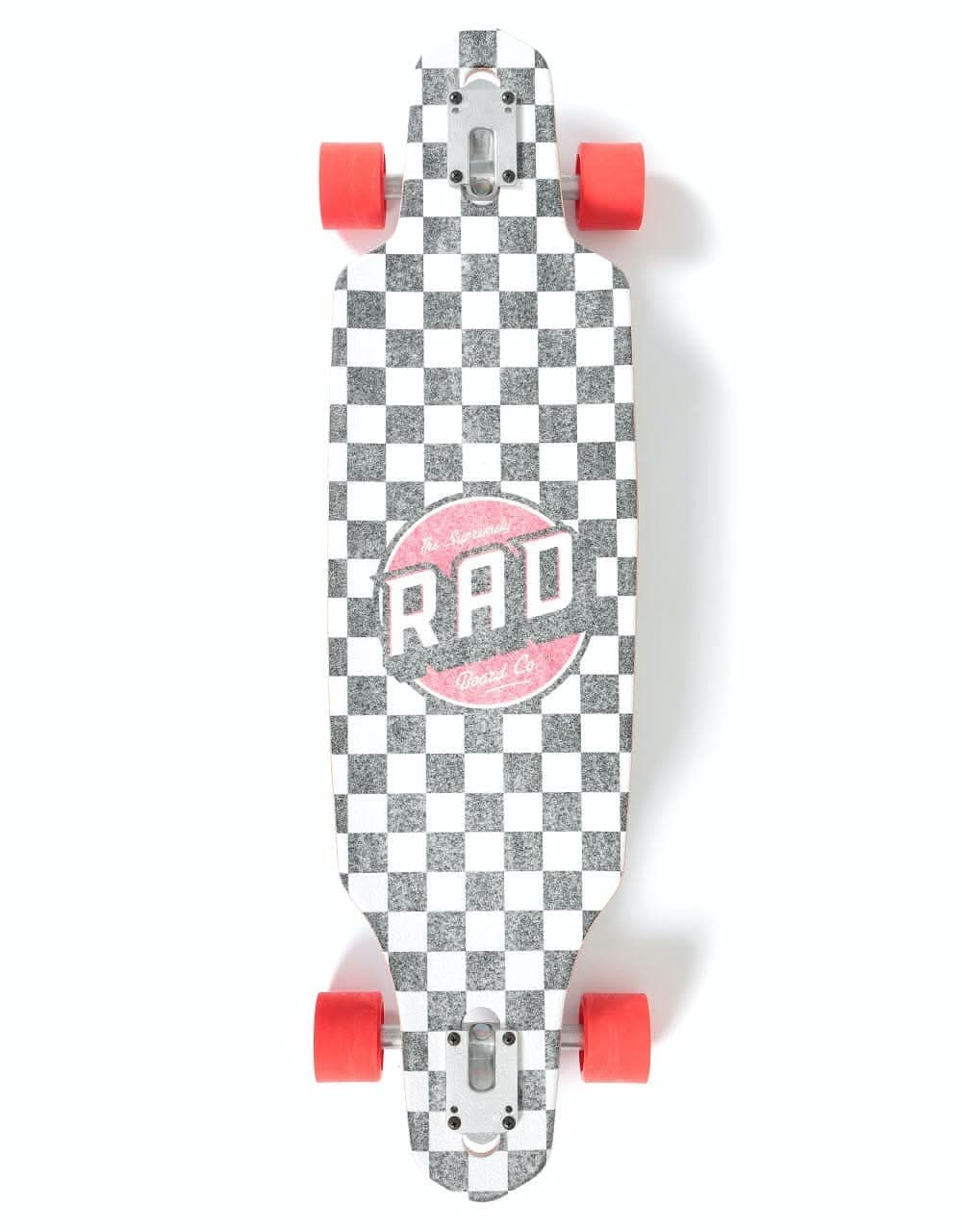 Rad Checkers Drop Through Longboard - 36" x 9"