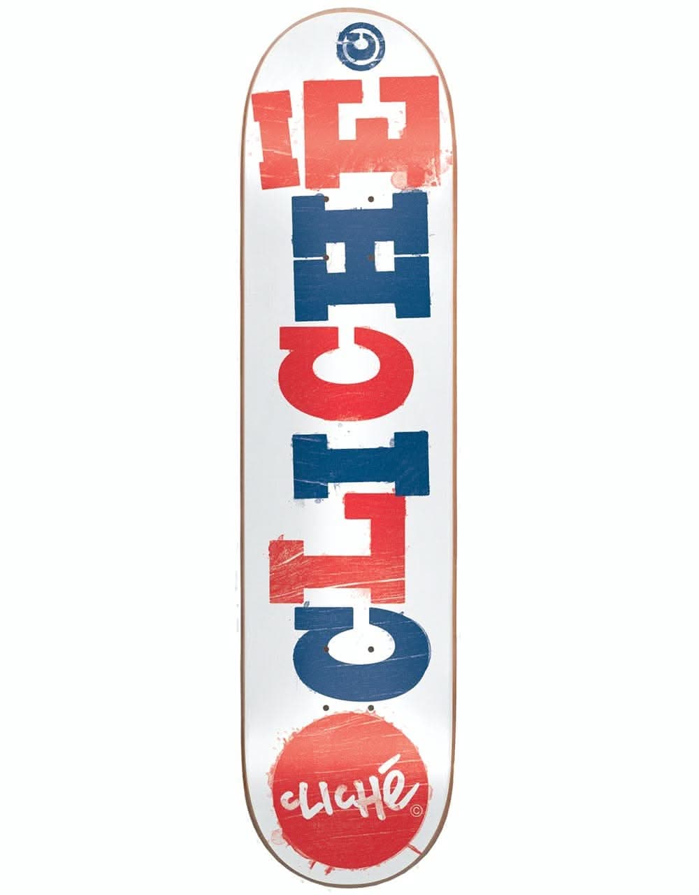 Cliché Woodcut RHM Skateboard Deck - 8.25"