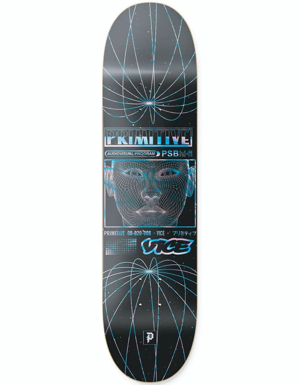 Primitive x Vice Feed Skateboard Deck - 8.25"