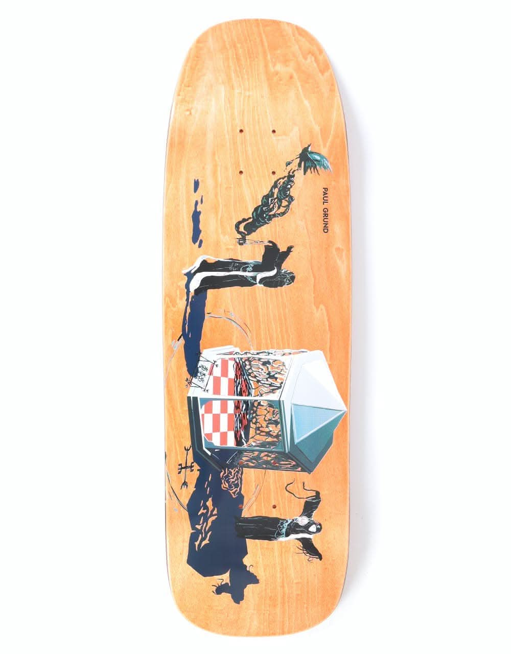 Polar Grund Rituals Skateboard Deck - 1990 Shape 9.5"