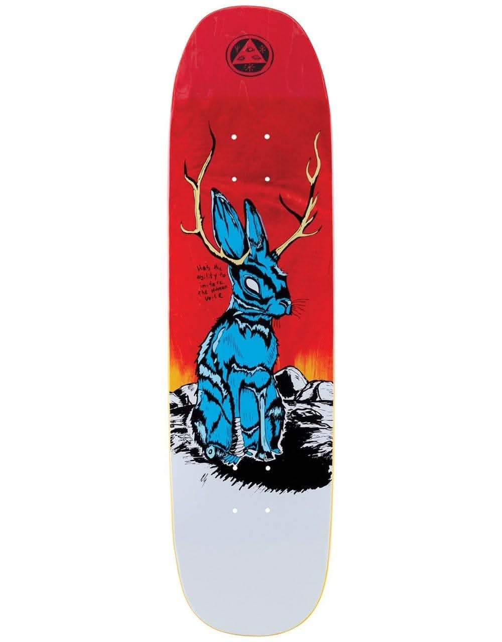 Welcome Jackalope on Son of Moontrimmer Skateboard Deck - 8.25"