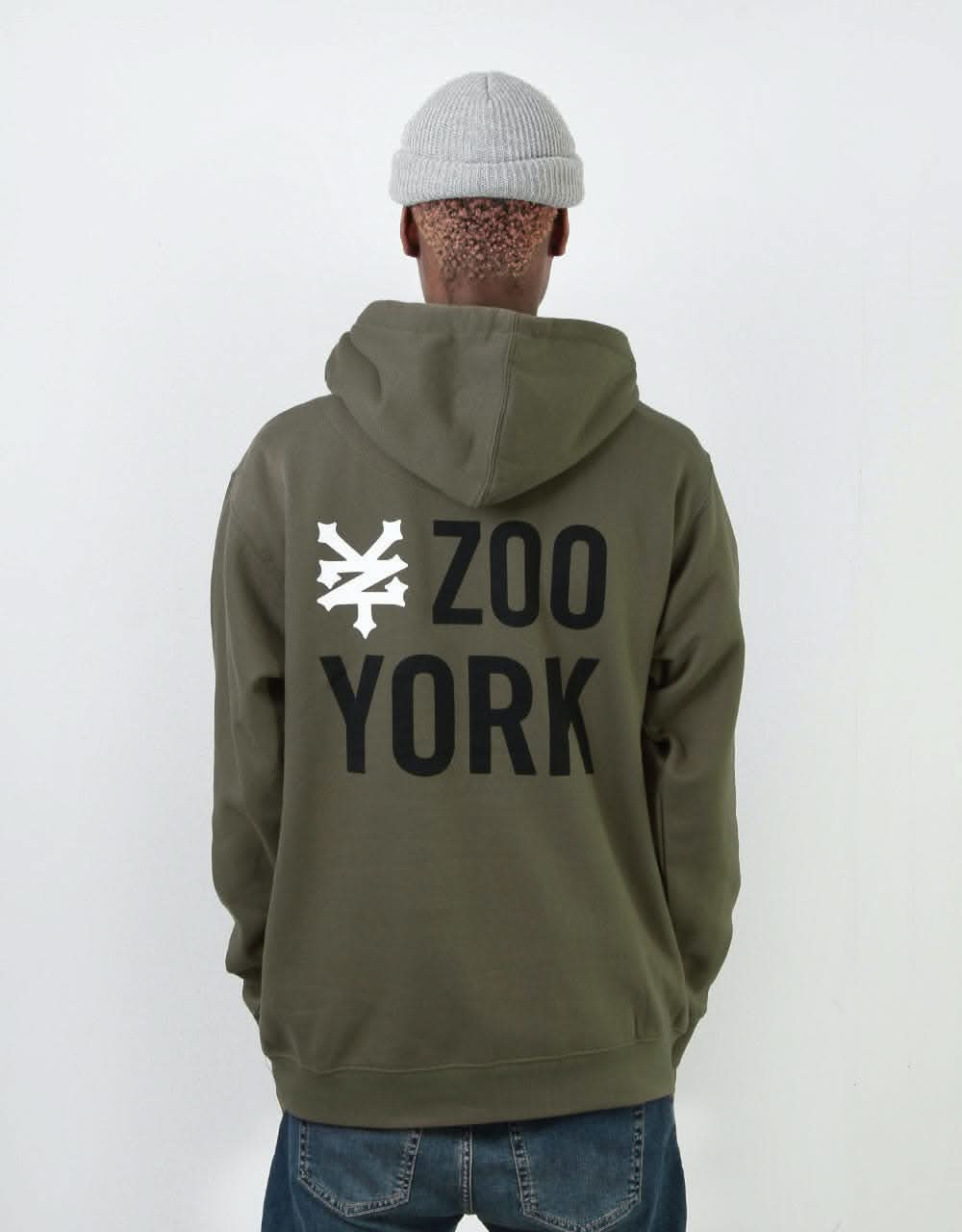 Zoo York Bushwick Pullover Hoodie - Olive Green