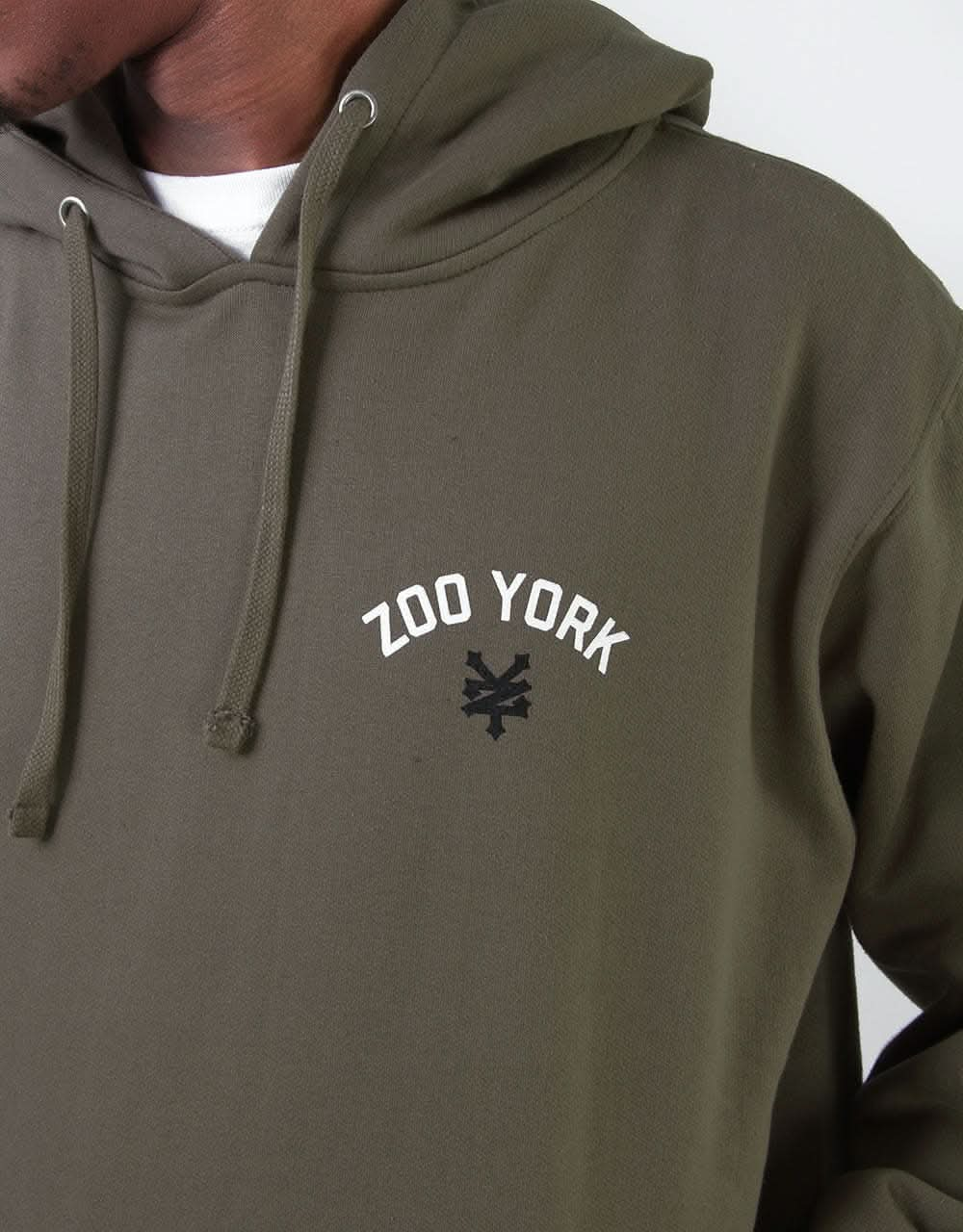 Zoo York Bushwick Pullover Hoodie - Olive Green