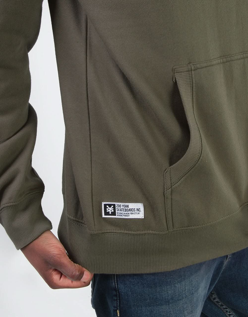 Zoo York Bushwick Pullover Hoodie - Olive Green