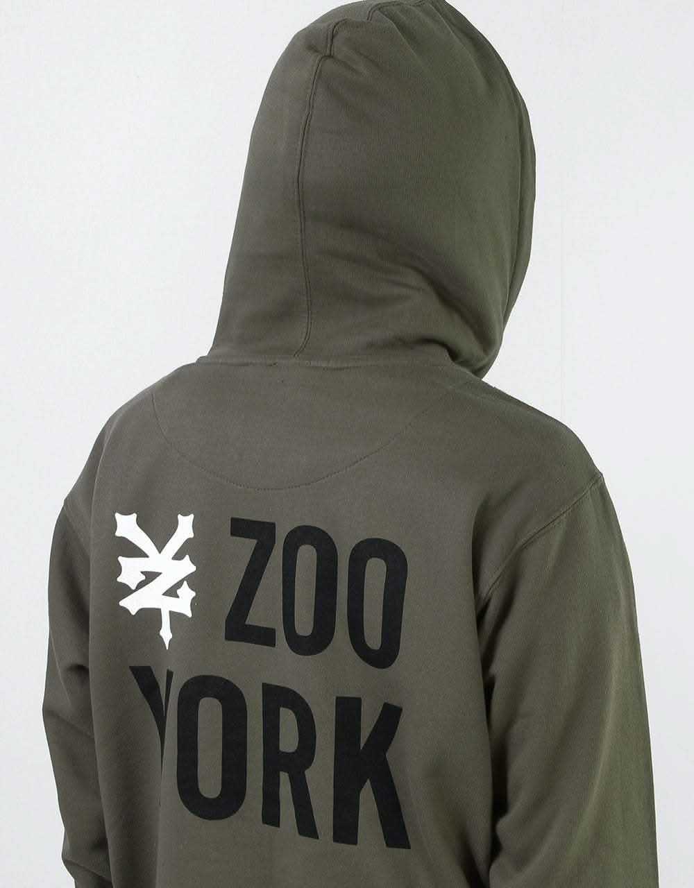 Zoo York Bushwick Pullover Hoodie - Olive Green