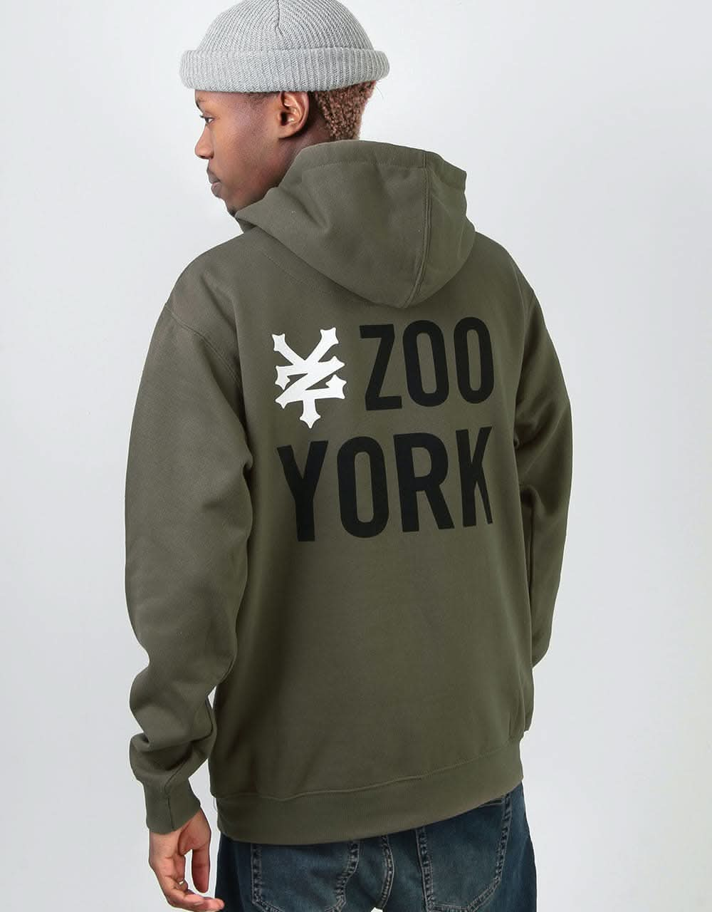 Zoo York Bushwick Pullover Hoodie - Olive Green