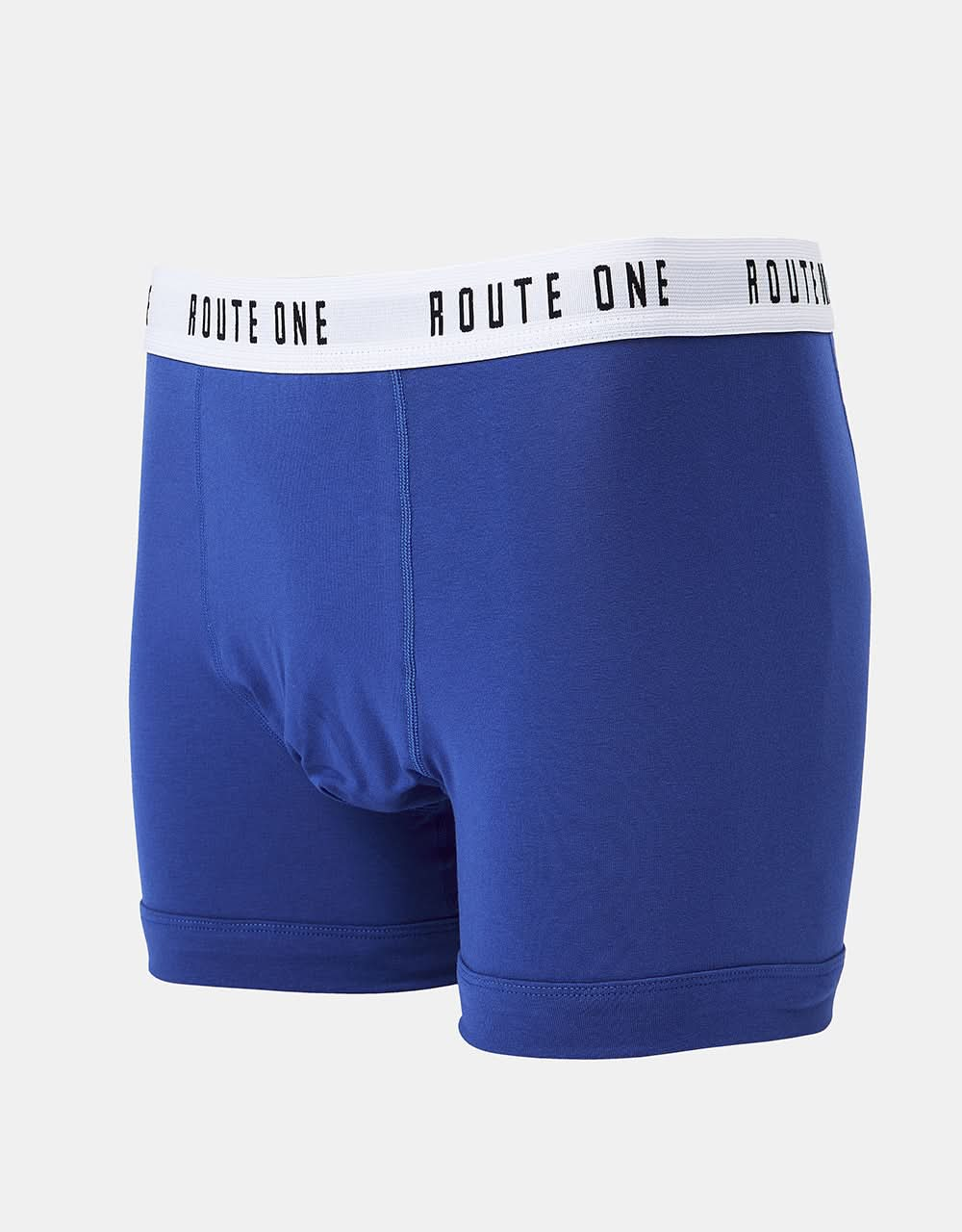 Route One Classic Boxer Shorts 2 Pack - Duck Egg/Stone Blue