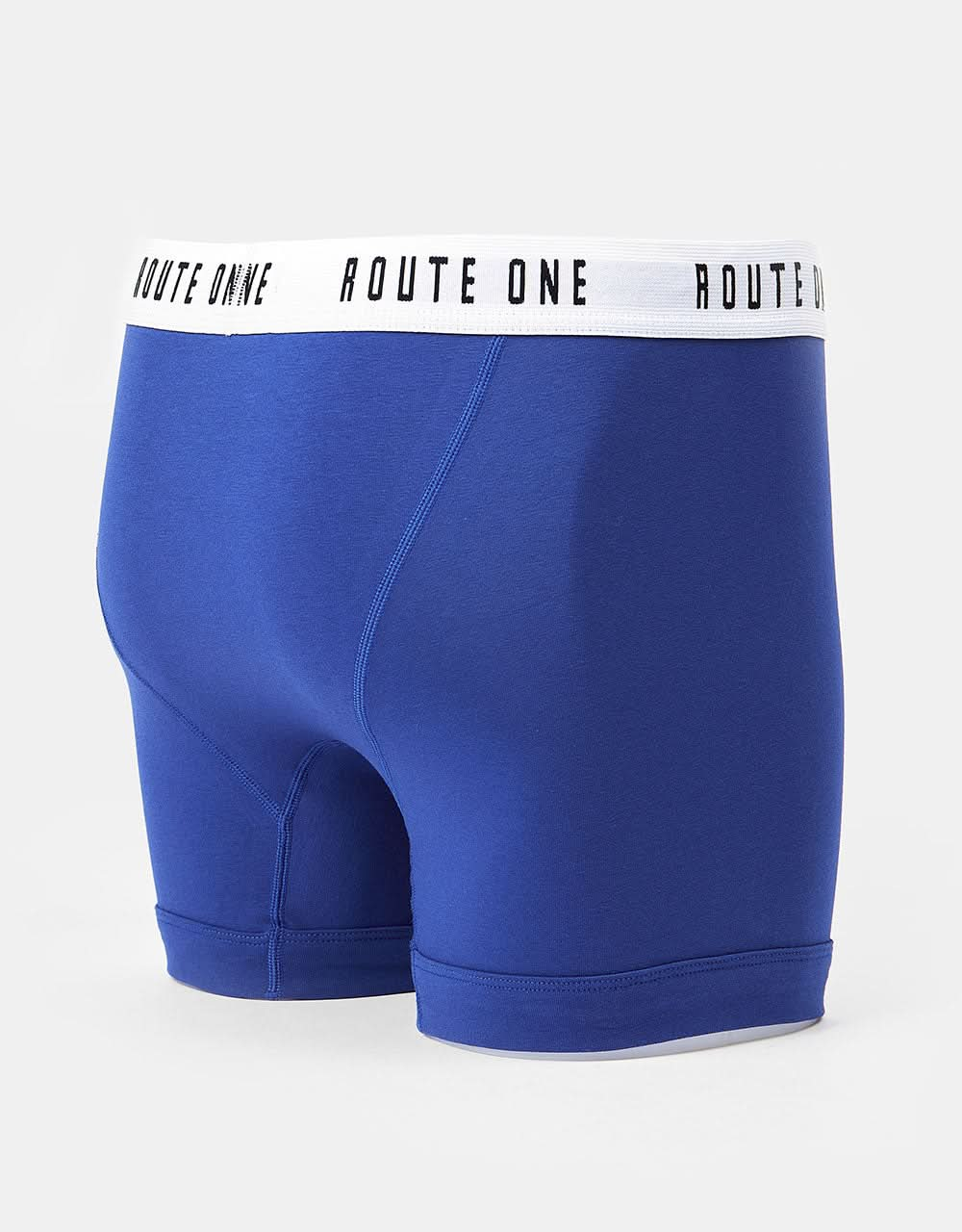 Route One Classic Boxer Shorts 2 Pack - Duck Egg/Stone Blue