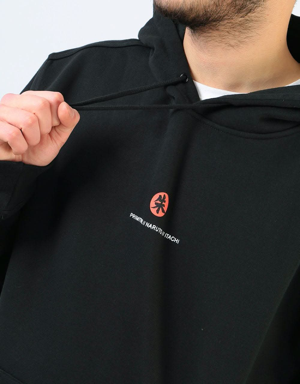 Primitive x Naruto Crows Pullover Hoodie - Black