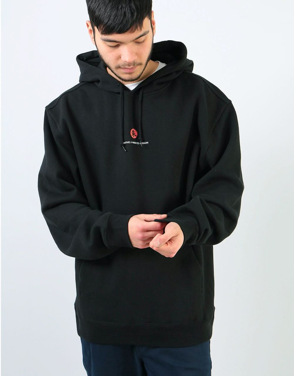 Primitive x Naruto Crows Pullover Hoodie - Black