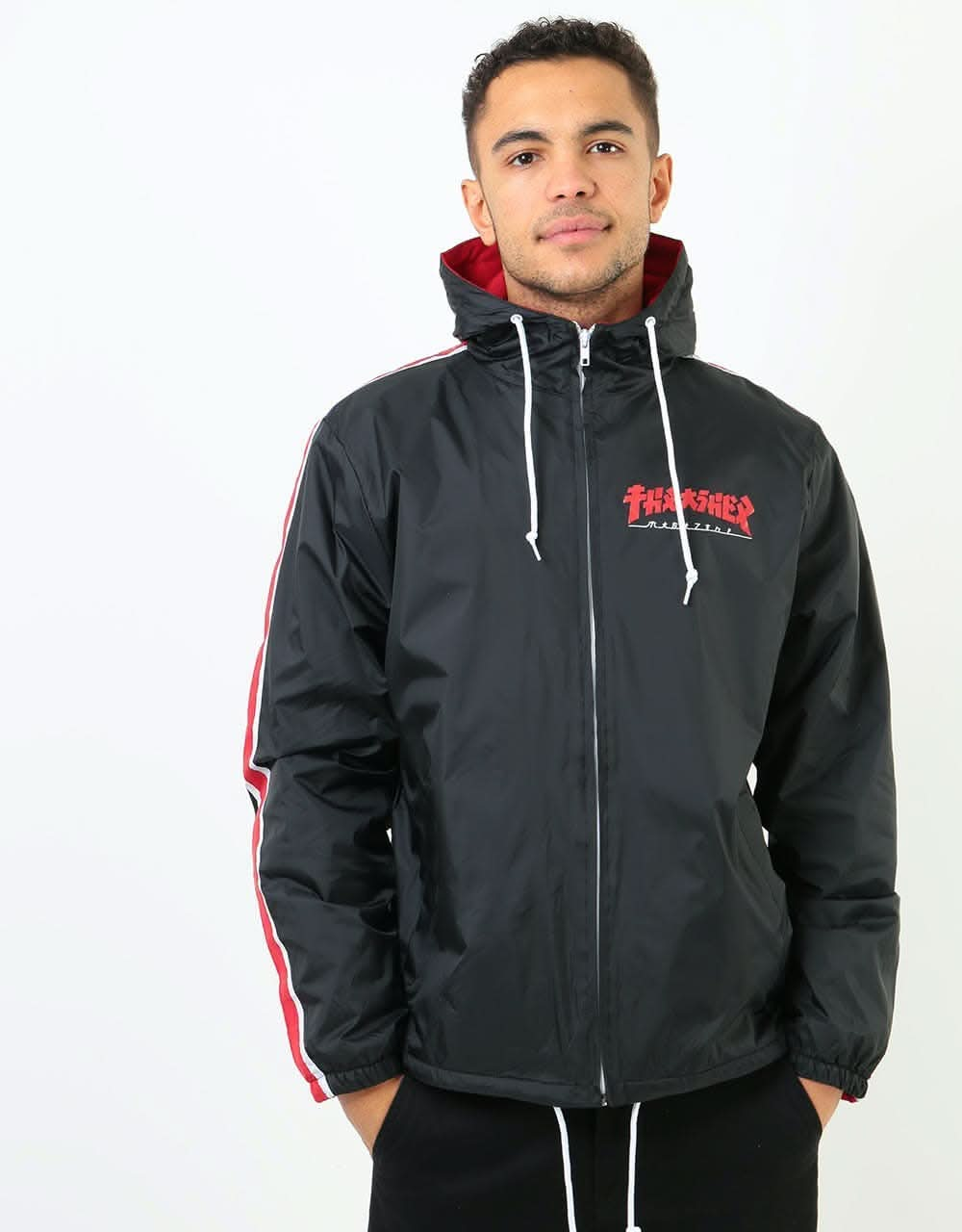 Thrasher Godzilla Track Jacket - Black