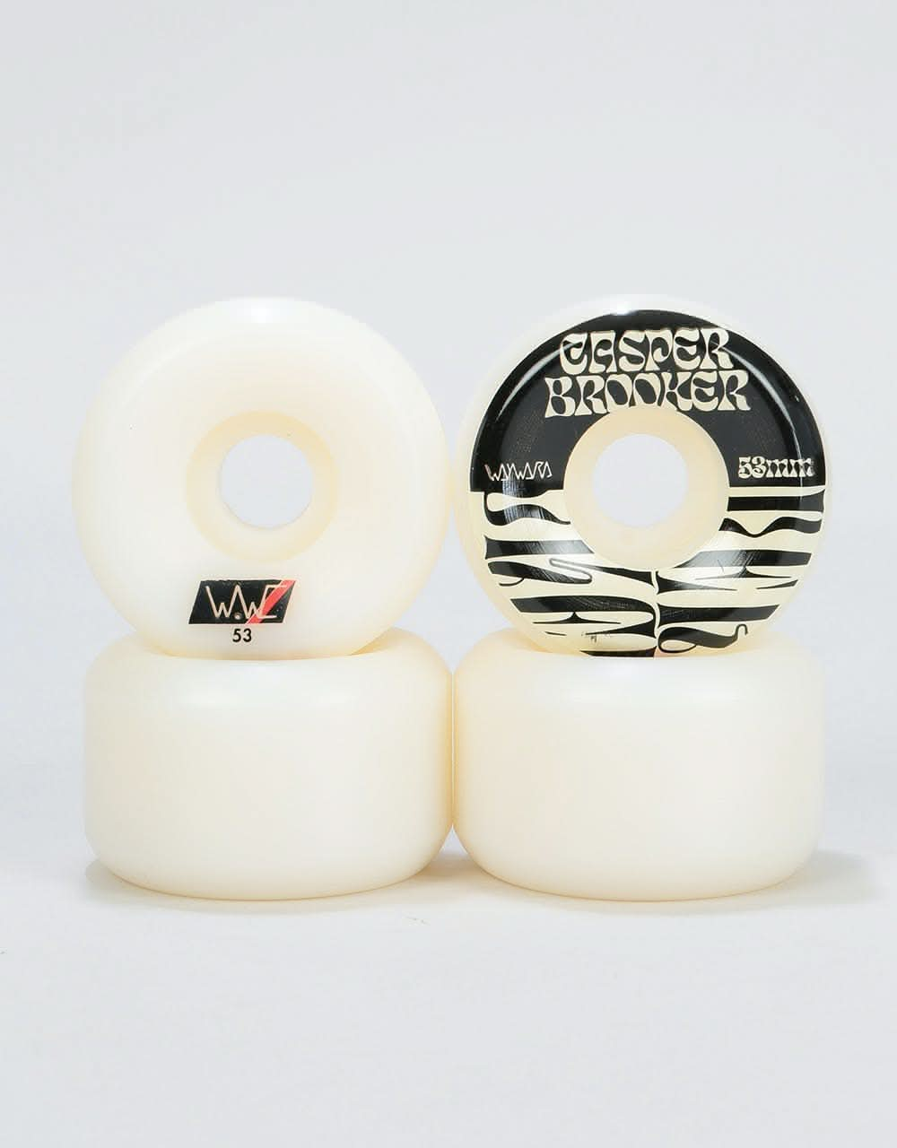 Wayward Brooker Pro 'Funnel Cut' 101a Skateboard Wheel - 53mm