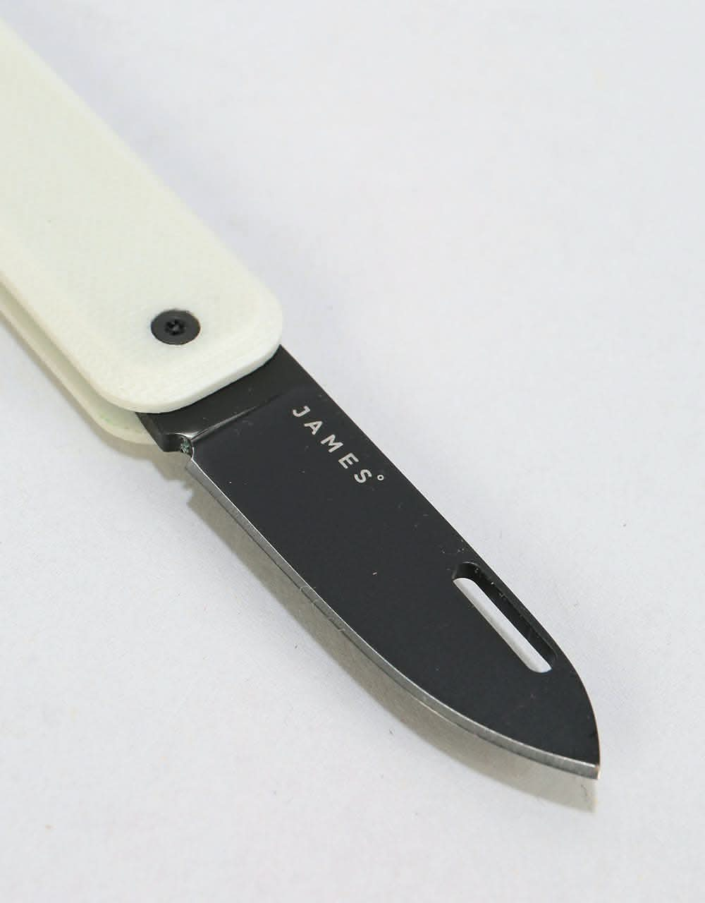 James The Elko Knife - Bone/Black