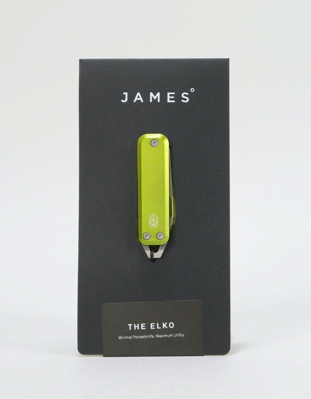 James The Elko Knife - Electric Moss/Stainless