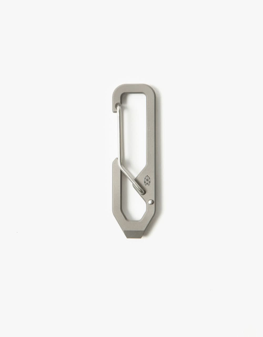 James The Holcombe Keychain - Titanium/Stainless