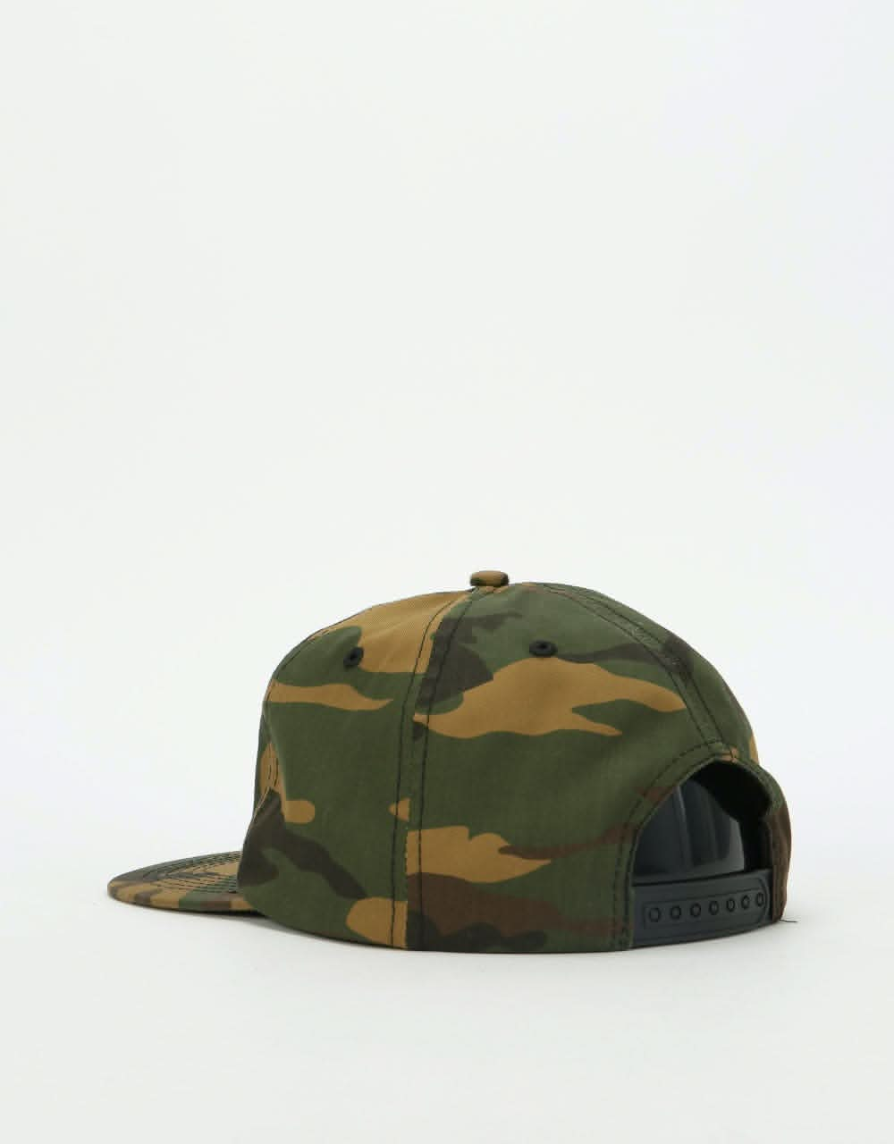 Thrasher Flame Snapback Cap - Camo