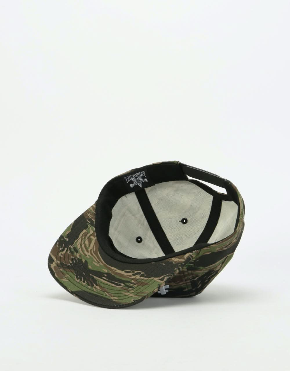 Thrasher Godzilla Snapback Cap - Tiger Camo