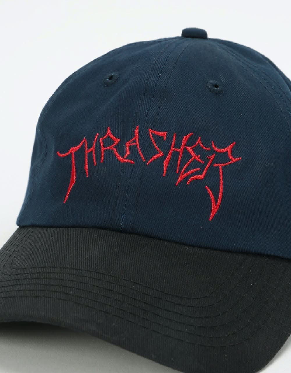 Thrasher Lotties Old Timer Cap - Navy/Black