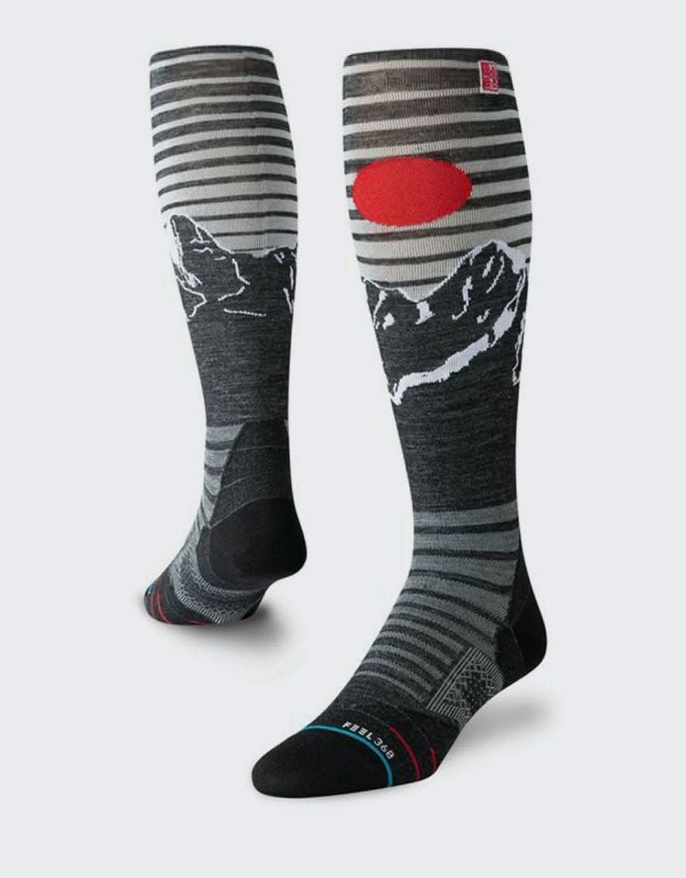 Stance Alpine JC Chin Pro Snowboard Socks - Black