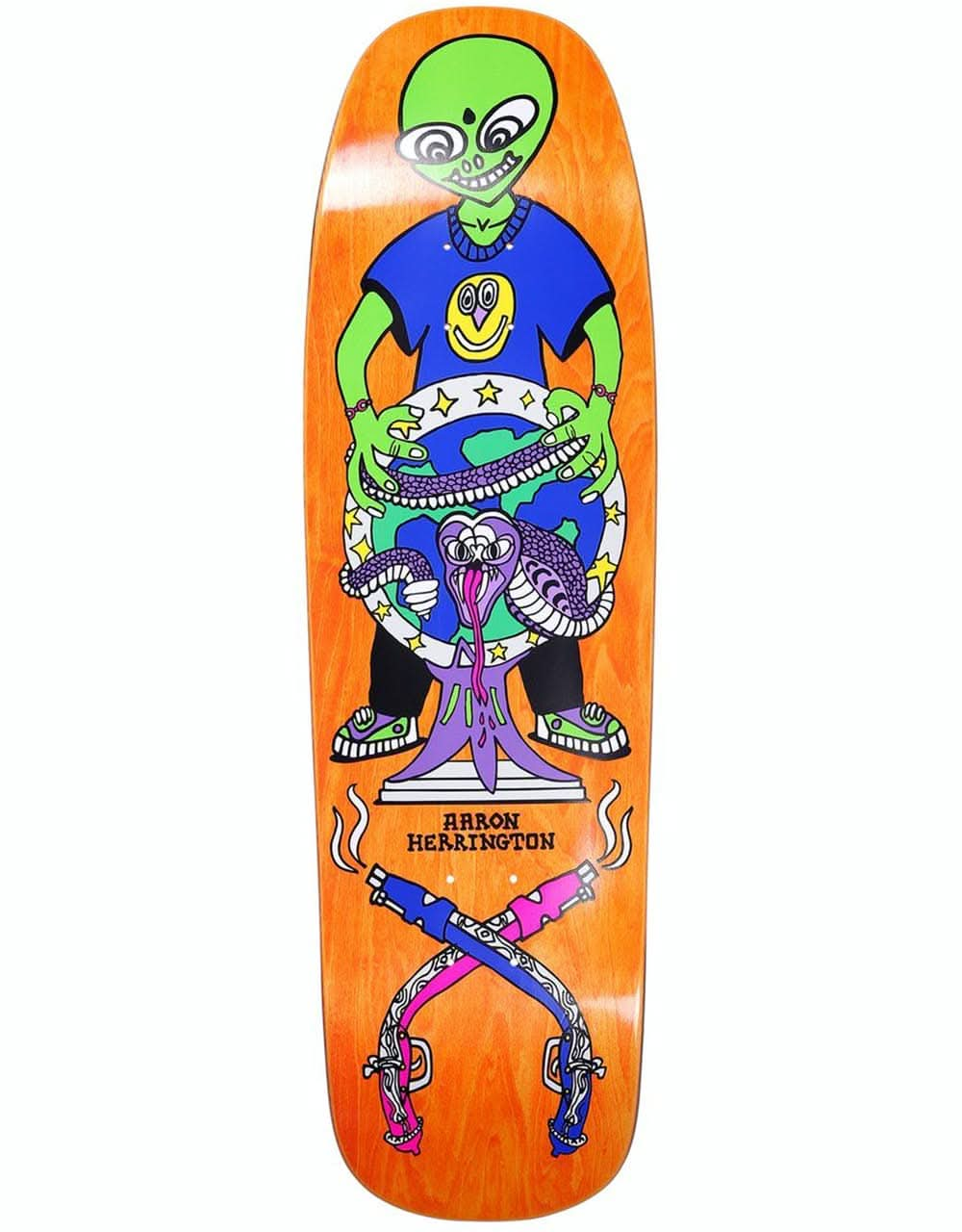 Polar Herrington Global Affairs Skateboard Deck - 1992 Shape 9.25"