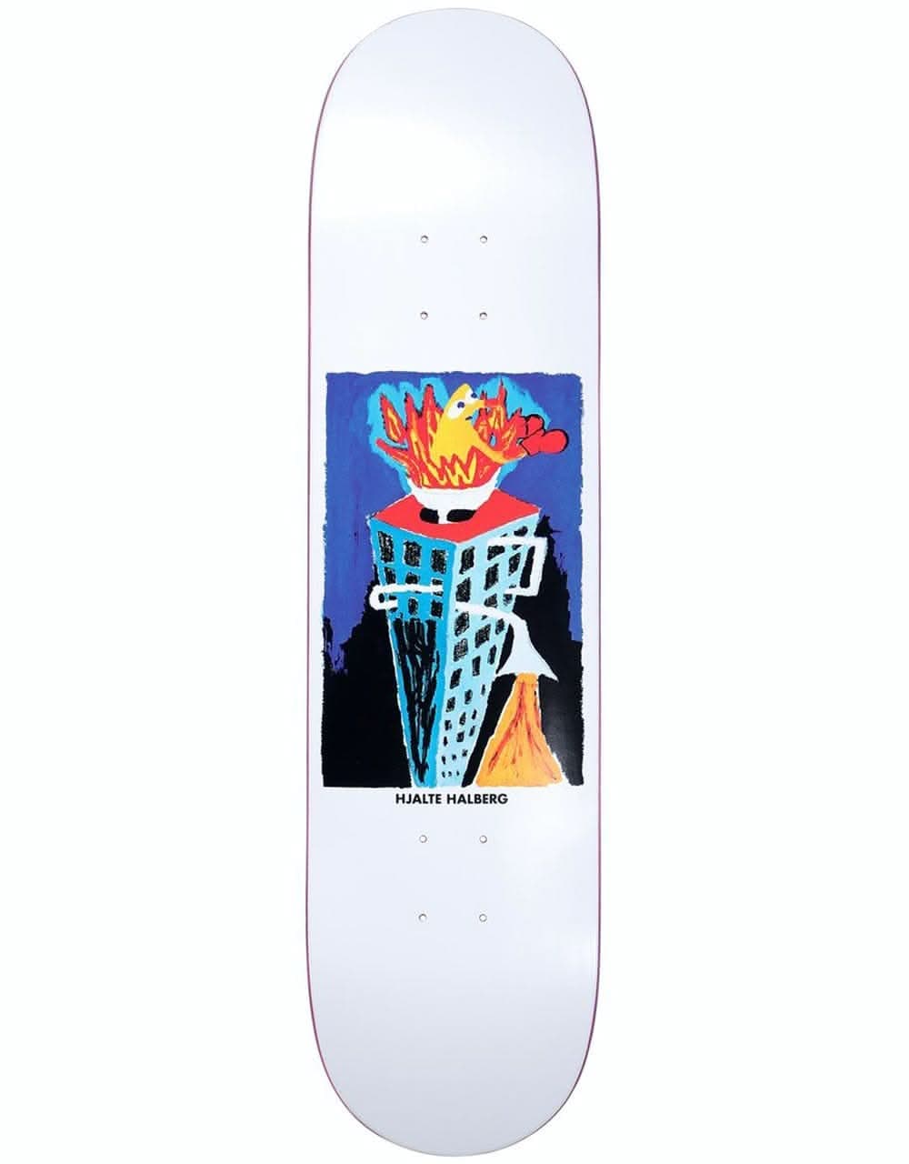 Polar Halberg Burning Zinc Skateboard Deck - 8.5"