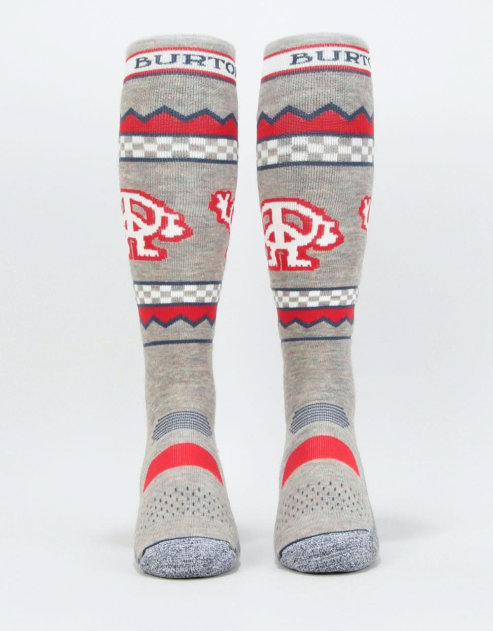 Burton Performance Midweight Snowbard Socks - Oatmeal Heather