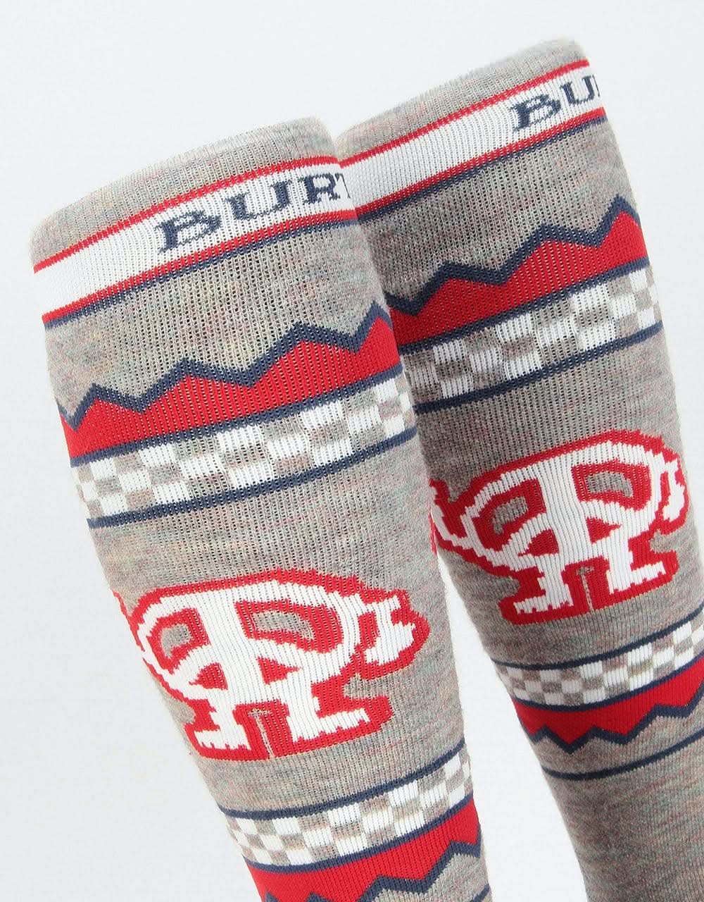 Burton Performance Midweight Snowbard Socks - Oatmeal Heather