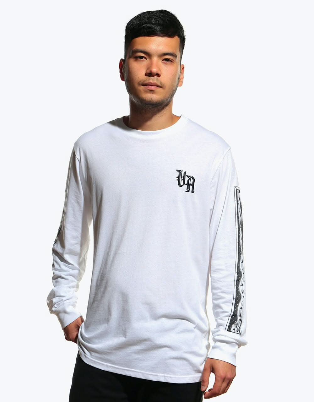 RVCA Croco L/S T-Shirt - White