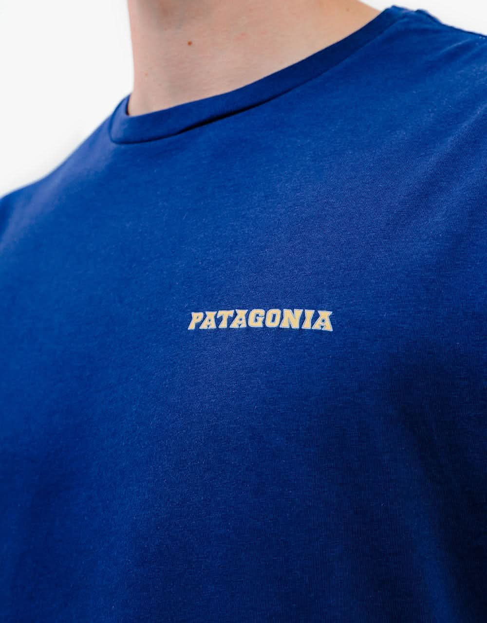 Patagonia Summit Road Organic T-Shirt - Classic Navy