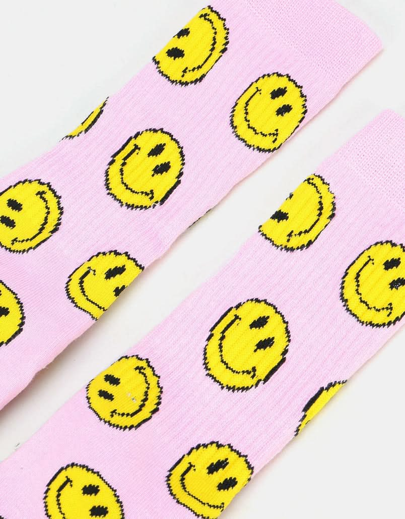 Route One Smile Socken – Hellrosa