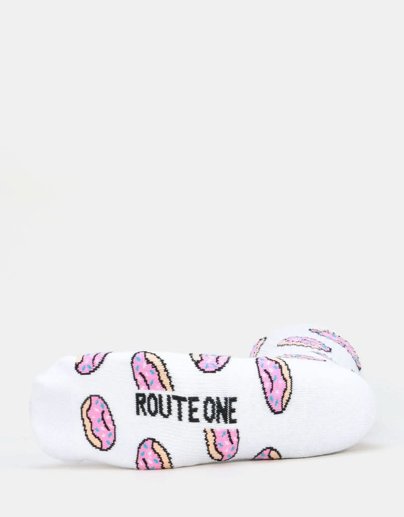 Route One Donuts Socken – Weiß