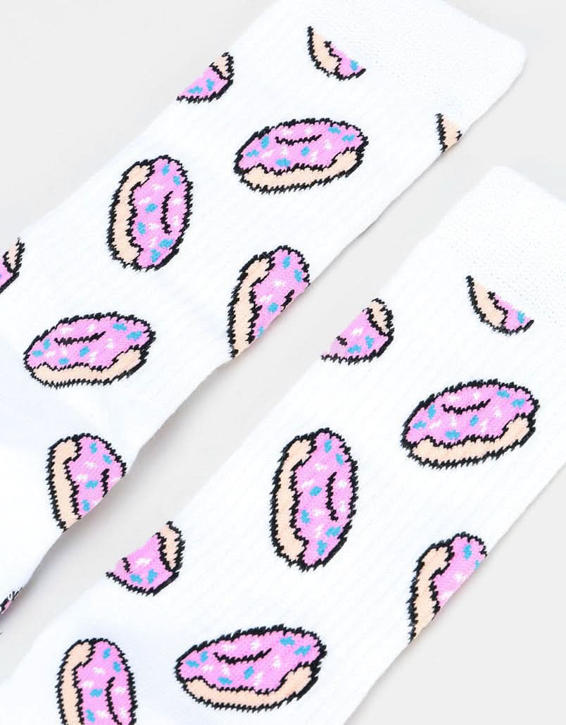 Chaussettes Route One Donuts - Blanc