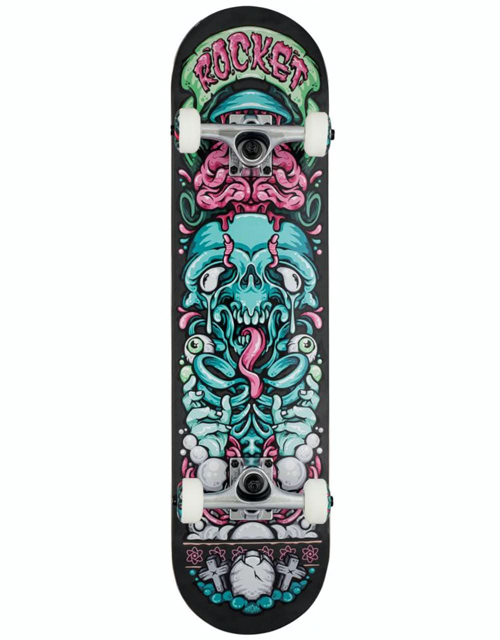 Rocket Bones Pile-Up Complete Skateboard - 7.75"