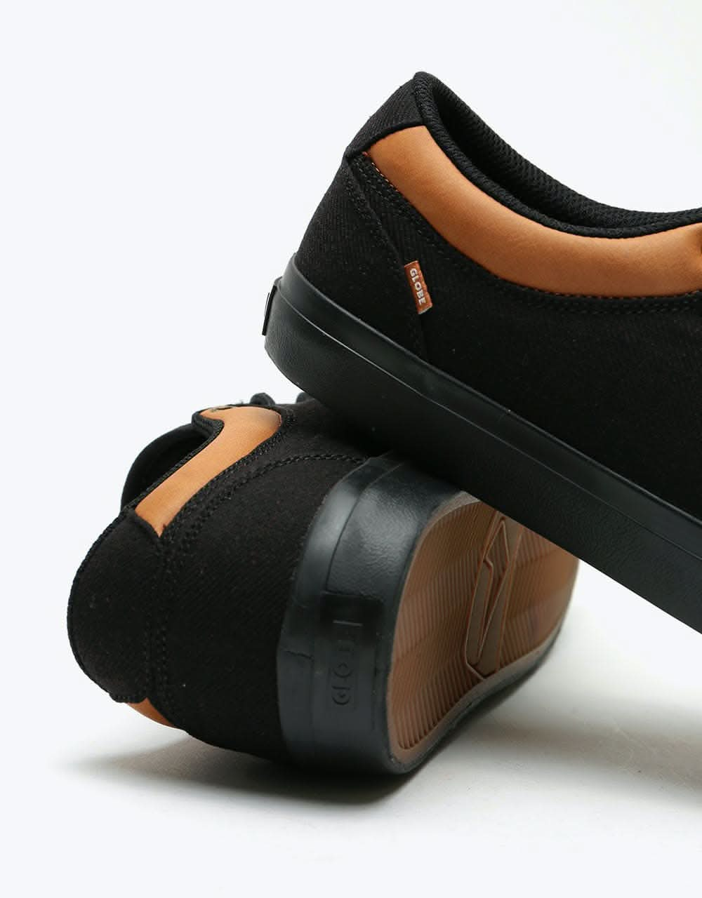 Globe GS Skate Shoes - Long Black/Toffee