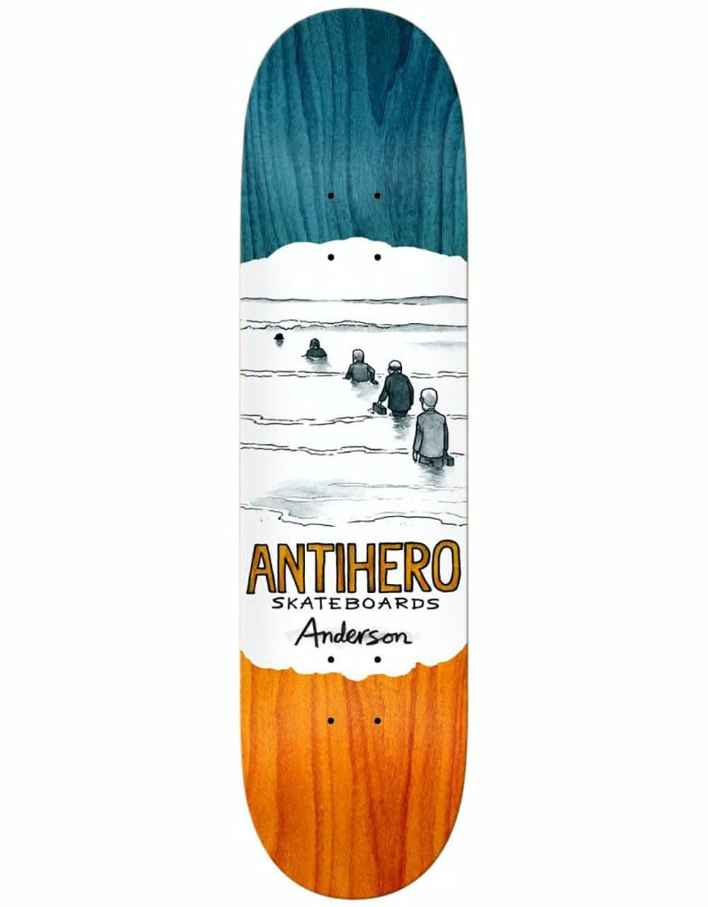 Anti Hero BA Oblivion Skateboard Deck - 8.25"