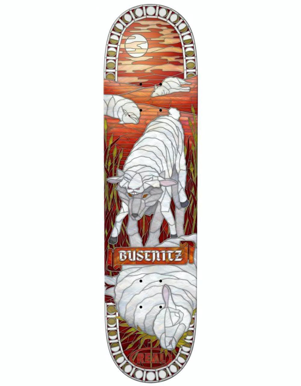 Real Busenitz Cathedral II Skateboard Deck - 8.06"