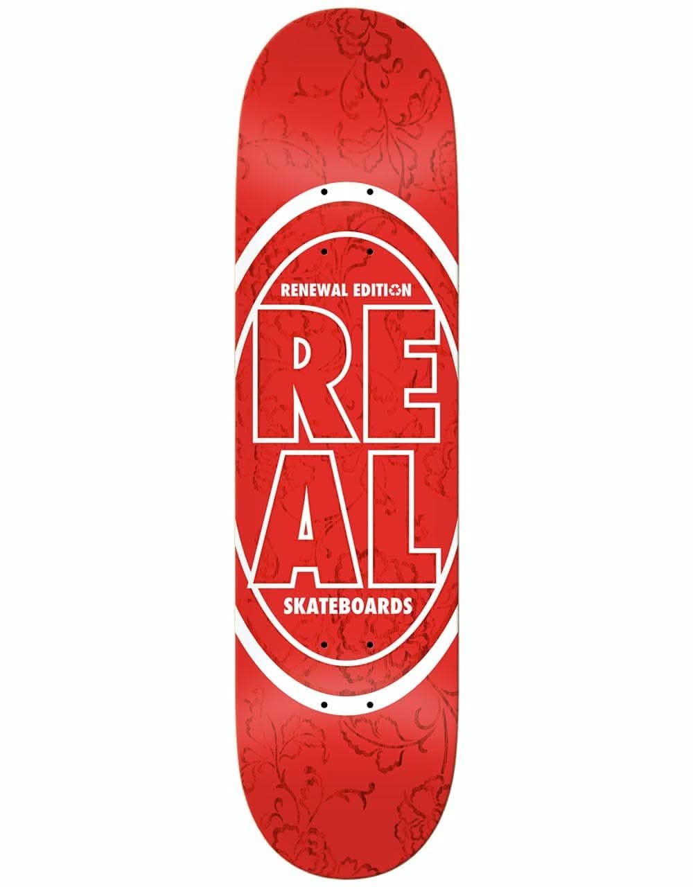 Real Stacked Oval Floral Skateboard Deck - 7.75"