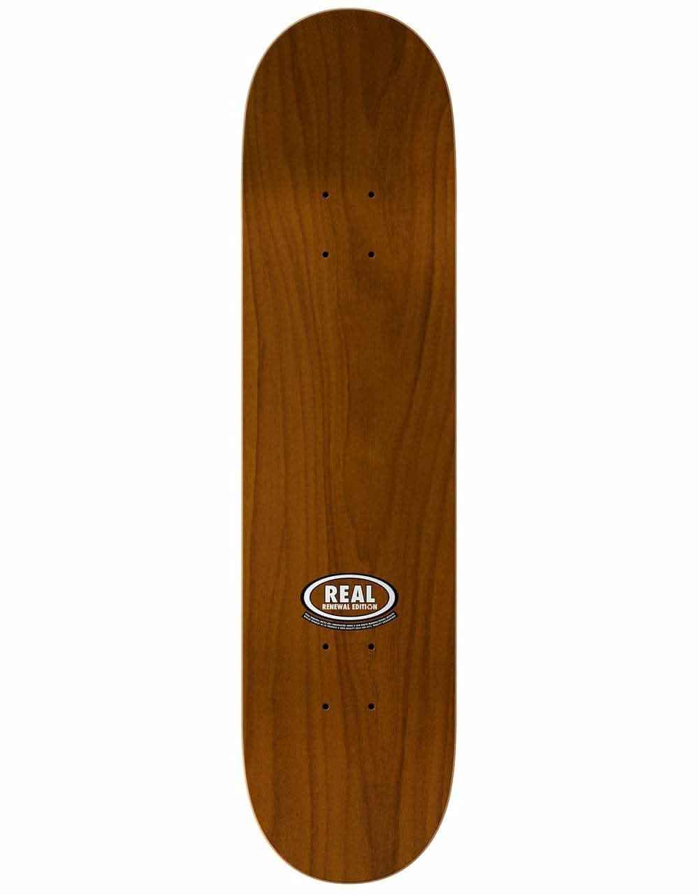 Real Stacked Oval Floral Skateboard Deck - 7.75"