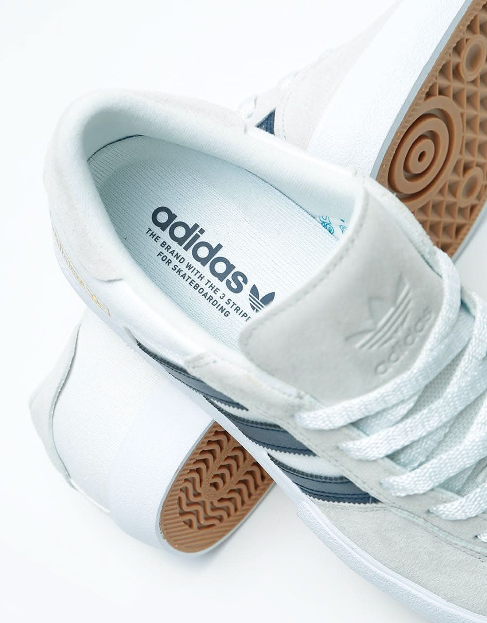 Adidas Matchbreak Super Skate Shoes - Crystal White/Collegiate Navy/Wh