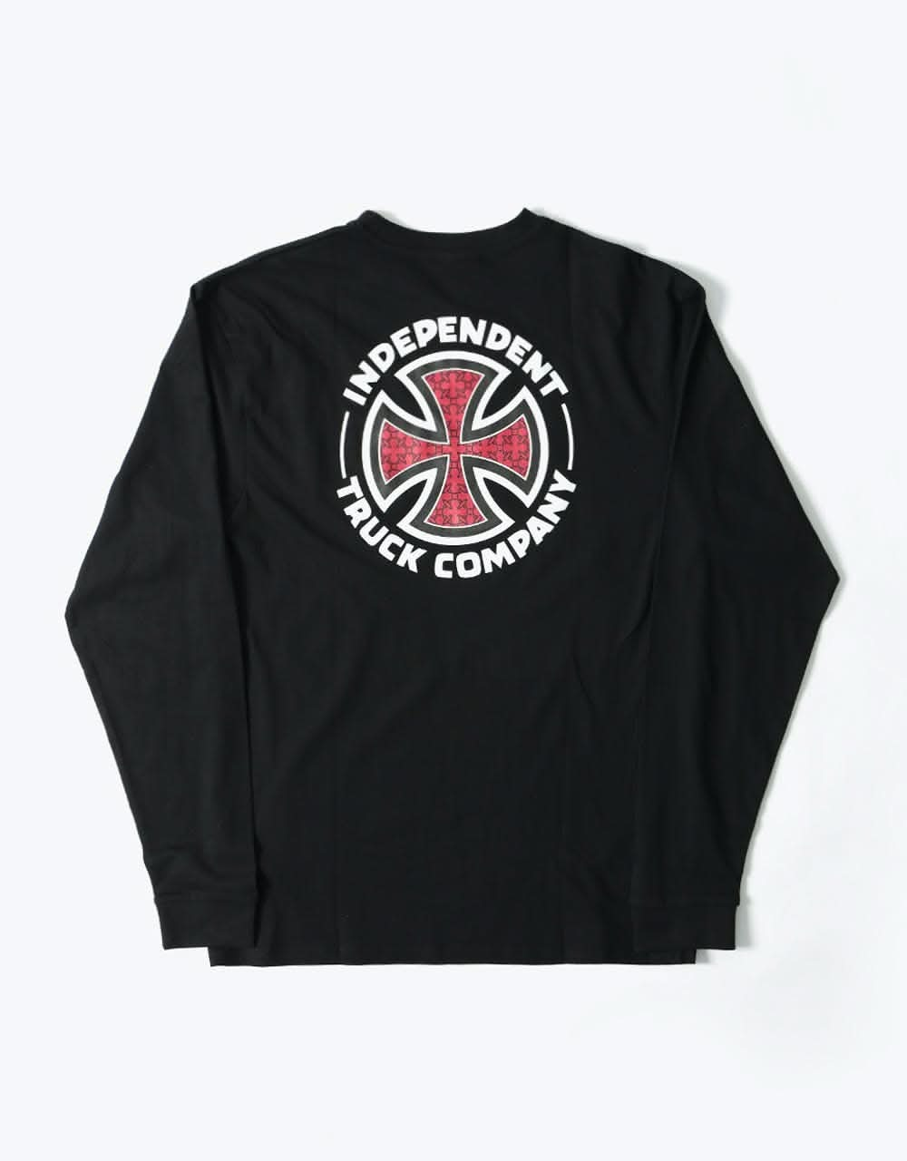 Independent Repeat Cross L/S T-Shirt - Black