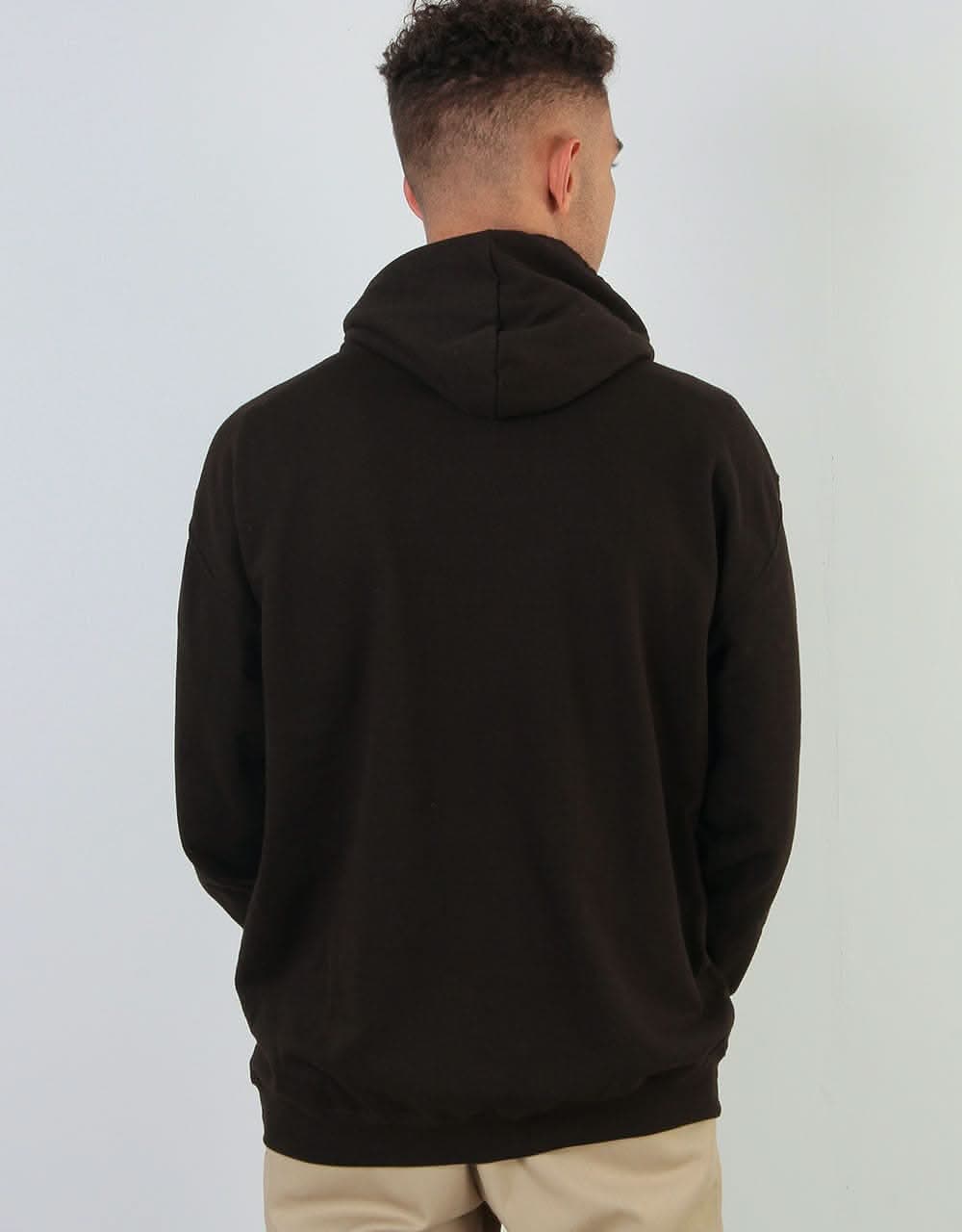 Route One Throwback Pullover Hoodie - Black