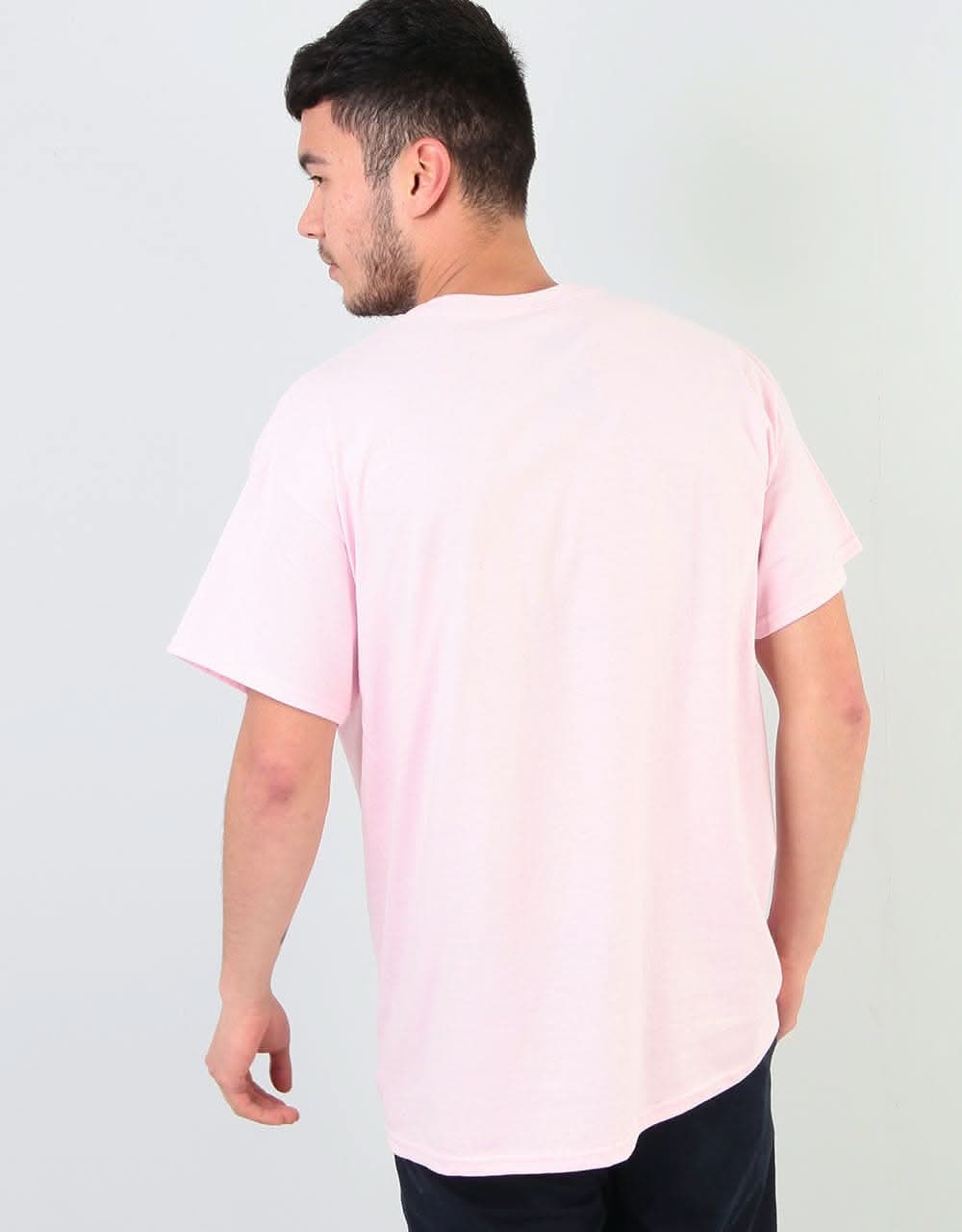 Route One Trippy Kitty T-Shirt - Light Pink