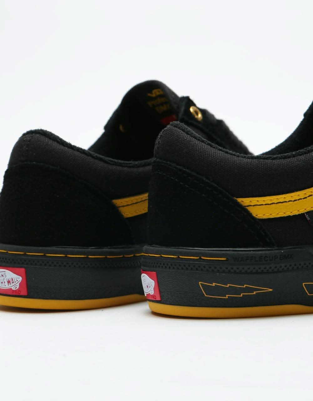 Vans Old Skool Pro BMX Skate Shoes - (Larry Edgar) Black/Yellow